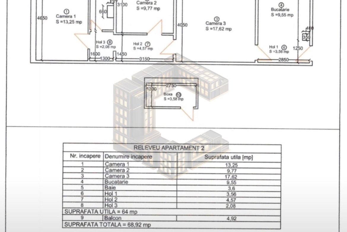 Apartament 3 camere de vanzare, centrala, zona Girocului, Timisoara