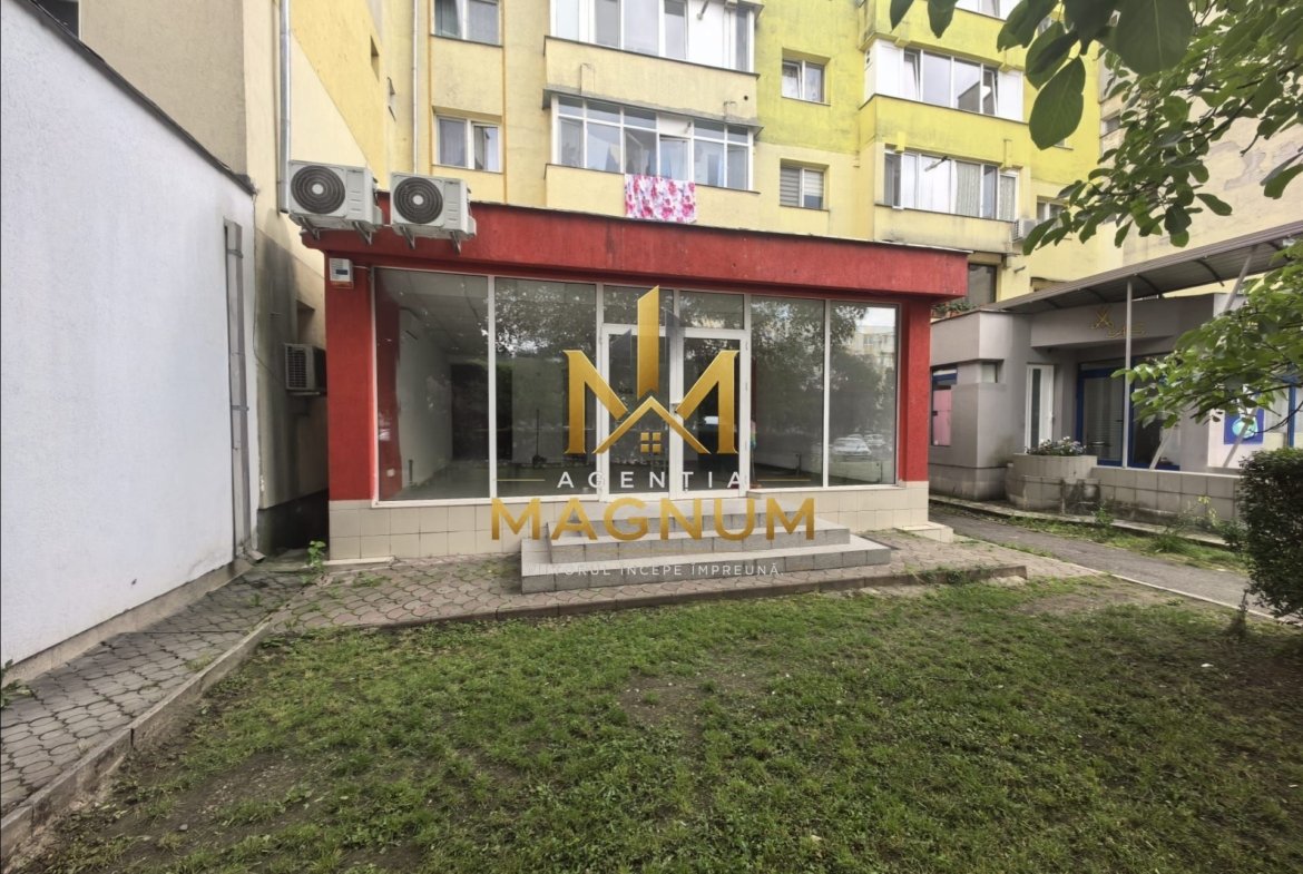 Spațiu comercial stradal | Vitrină mare | Zonă cu trafic intens