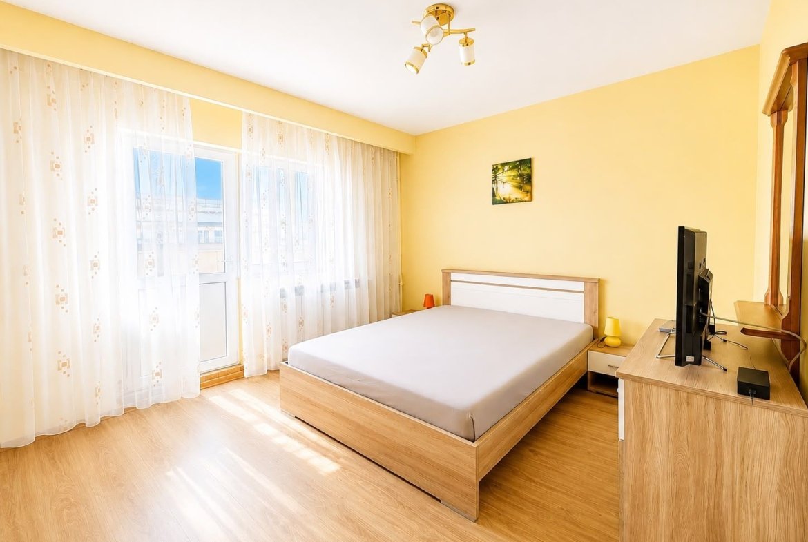 Decebal-metrou-2 camere/loc pentru tine,spatiu pentru lucrul de acasa