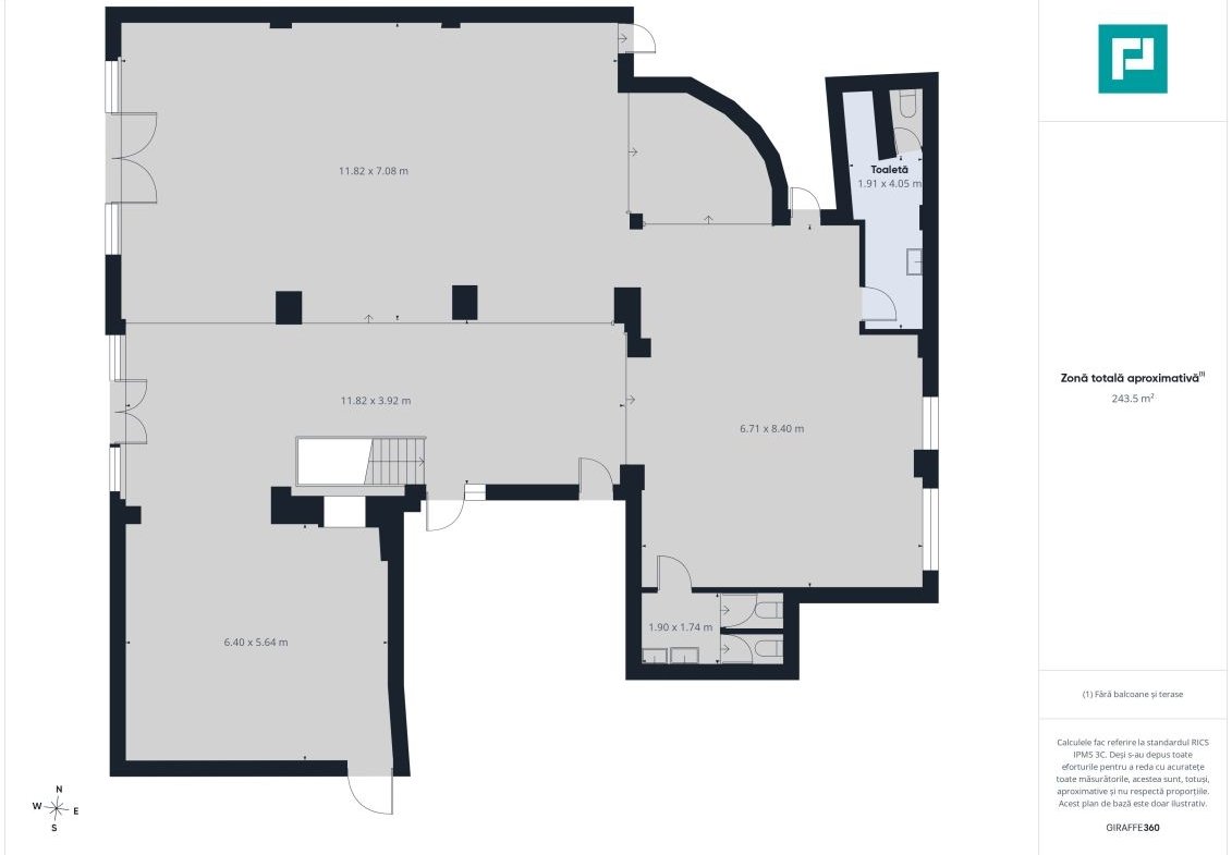 Spațiu Comercial 191 mp | Decebal | Etaj 1