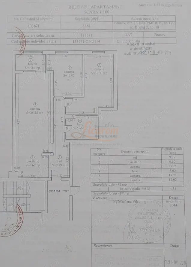 d594b099f8ff4bd0b6c5b2f7bfde71d7 Apartament 3 camere ISARAN etaj intermediar, loc de parcare.