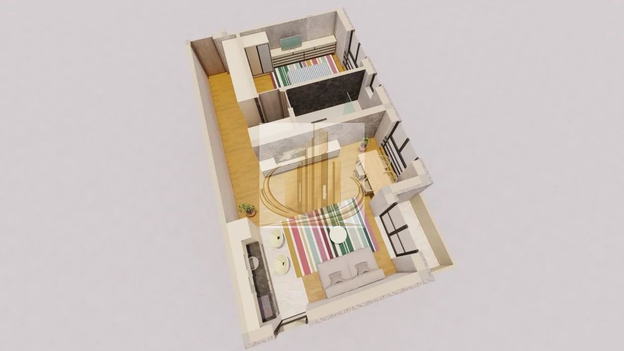Apartament 2 camere Sânandrei, 55 mp, balcon, parcare inclusă