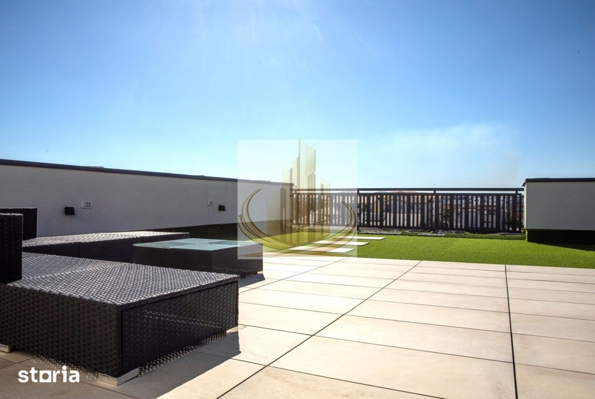 Apartament lux de inchiriat cu terasa rooftop zona Braytim