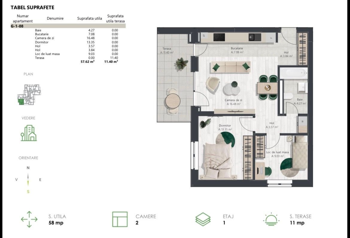 fb2fa623646c4be681d1b21b99893994 COM 0% Apartament superb cu 3 camere | Denya Forest