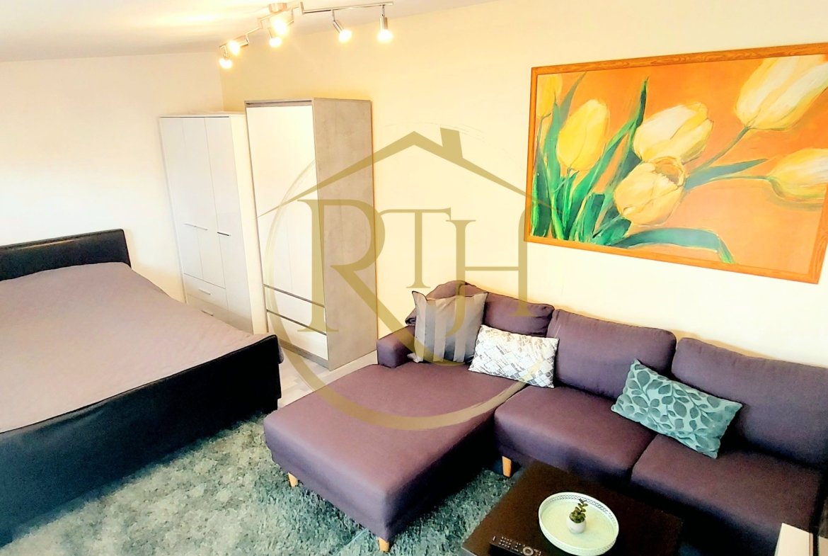 Apartament 1 cameră de închiriat, etaj 1, zona Modern, terasă proprie