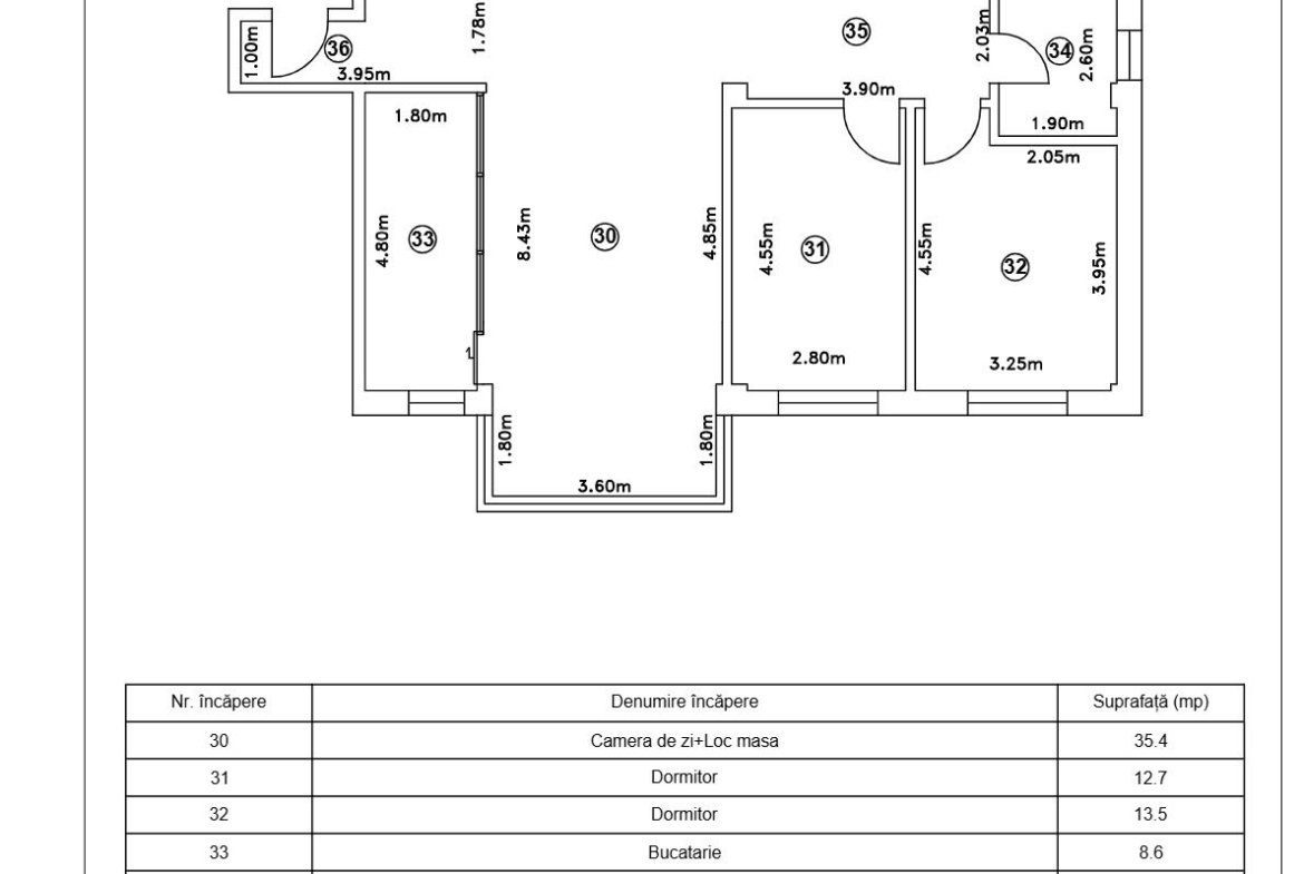Titan- Bloc boutigue- apartament 3 camere